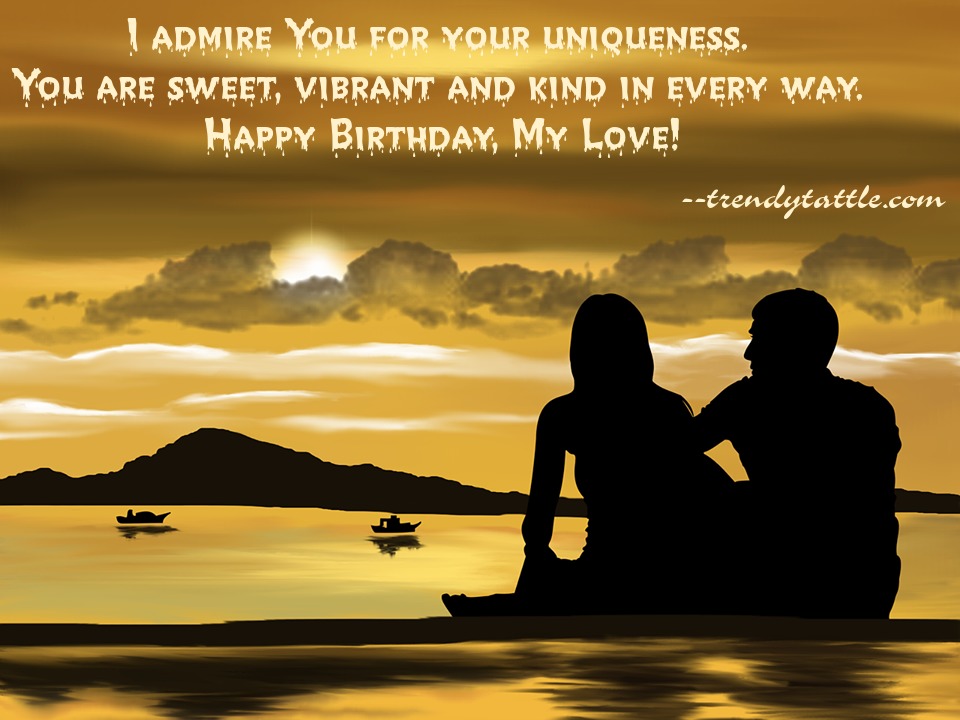 Birthday wishes for lover