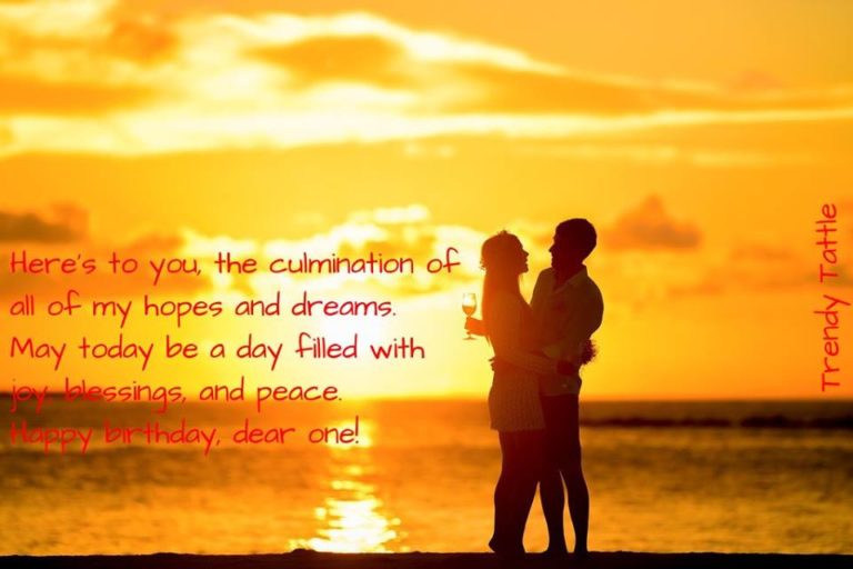 Make your beloved feel special - Birthday wishes for lover – Trendy Tattle